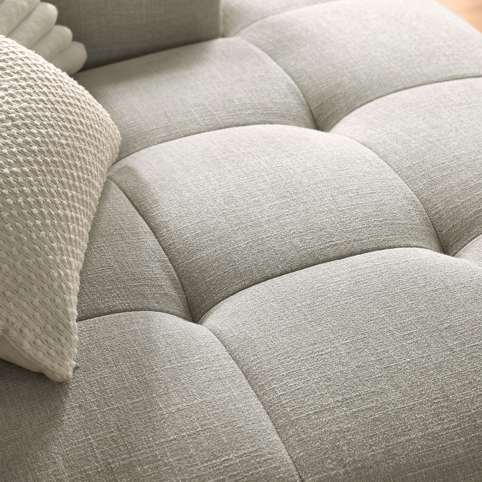 Liana Right-Facing Upholstered Fabric Modular Sofa with Chaise by Modway