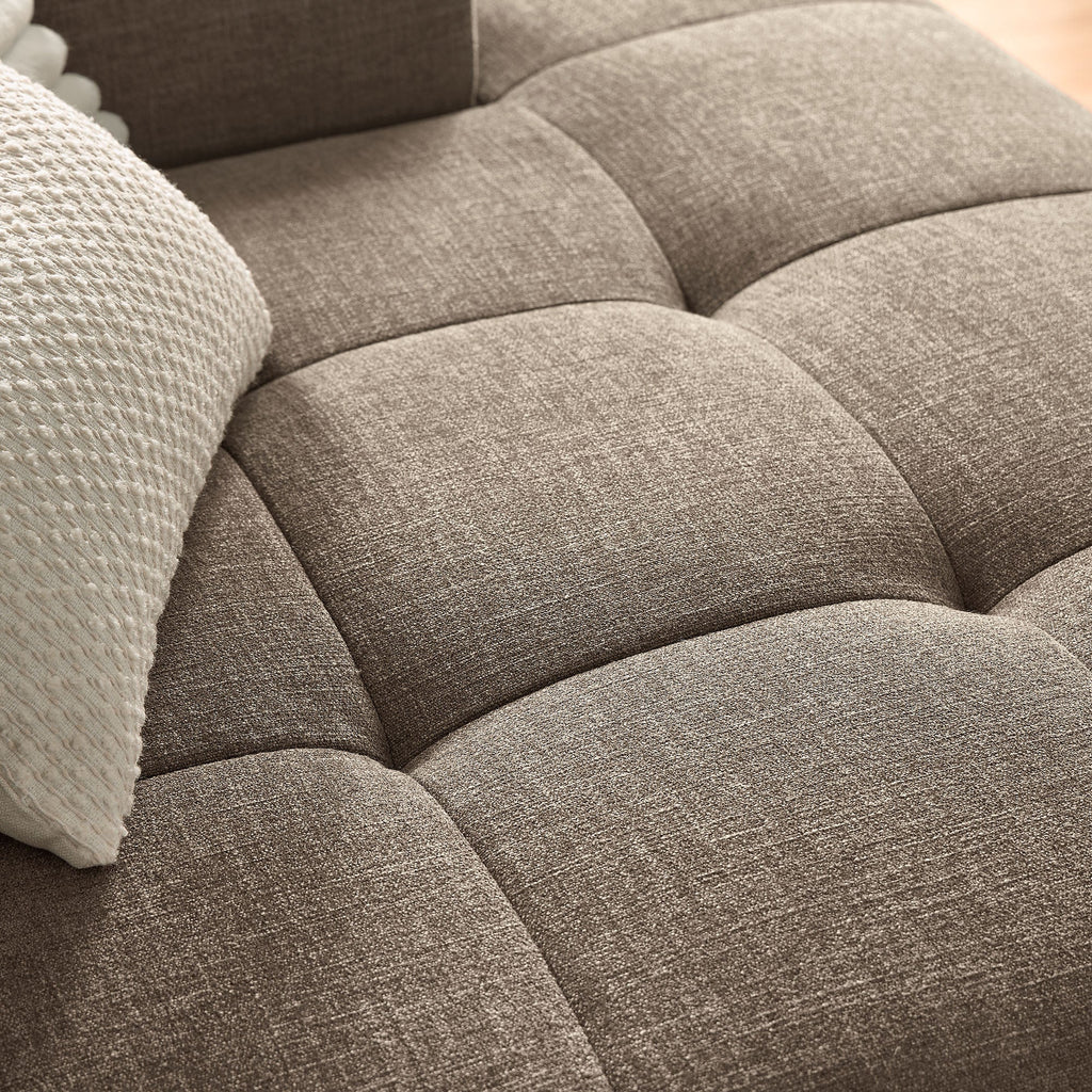 Liana Right-Facing Upholstered Fabric Modular Sofa with Chaise by Modway