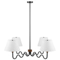 Sunlit Squiggle 4-Arm Pendant Light by Modway