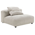 Solace Modular Corduroy Upholstered Armless Chair by Modway