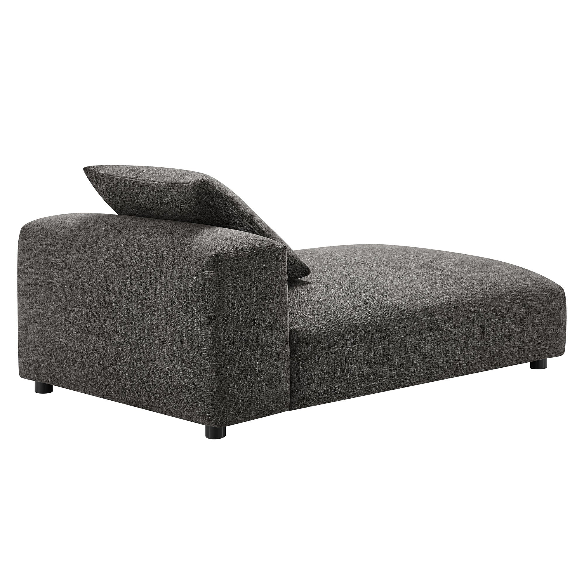 Solace Modular Upholstered Fabric Armless Chaise Lounge by Modway