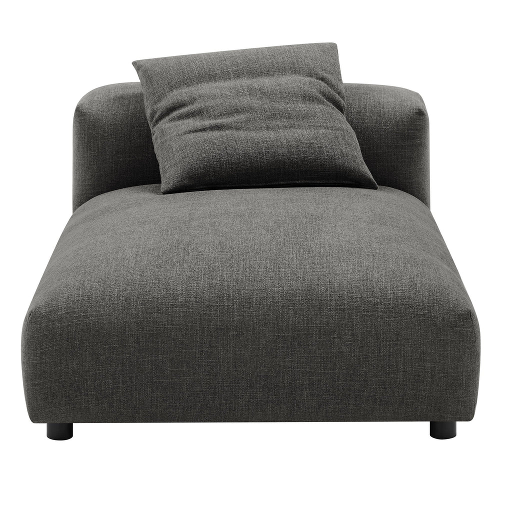 Solace 2-Piece Modular Upholstered Fabric Sectional Sofa With Chaise by Modway