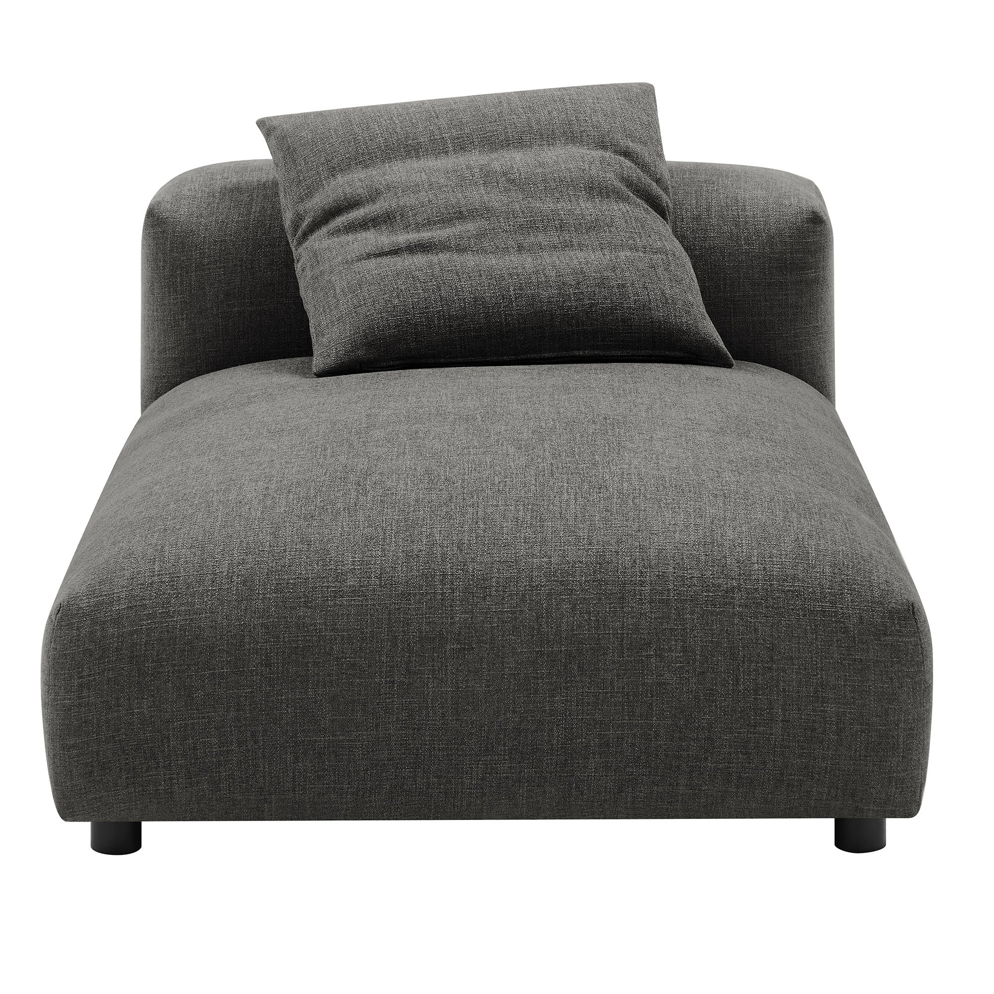 Solace 2-Piece Modular Upholstered Fabric Sectional Sofa With Chaise by Modway