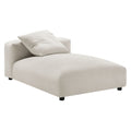 Solace Modular Upholstered Fabric Armless Chaise Lounge by Modway