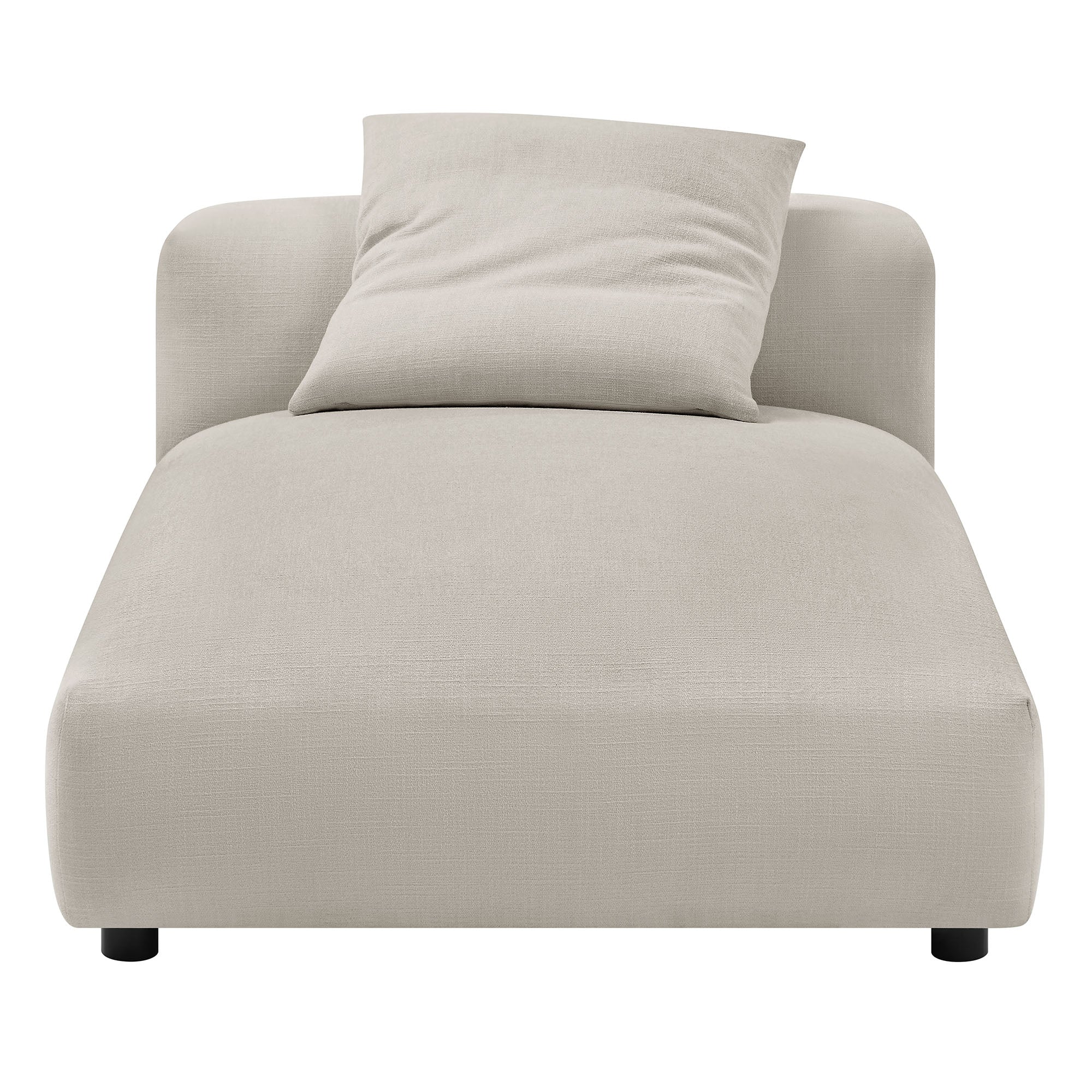 Solace 2-Piece Modular Upholstered Fabric Sectional Sofa With Chaise by Modway