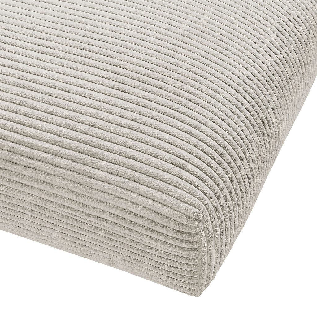Solace Modular Corduroy Upholstered Ottoman by Modway