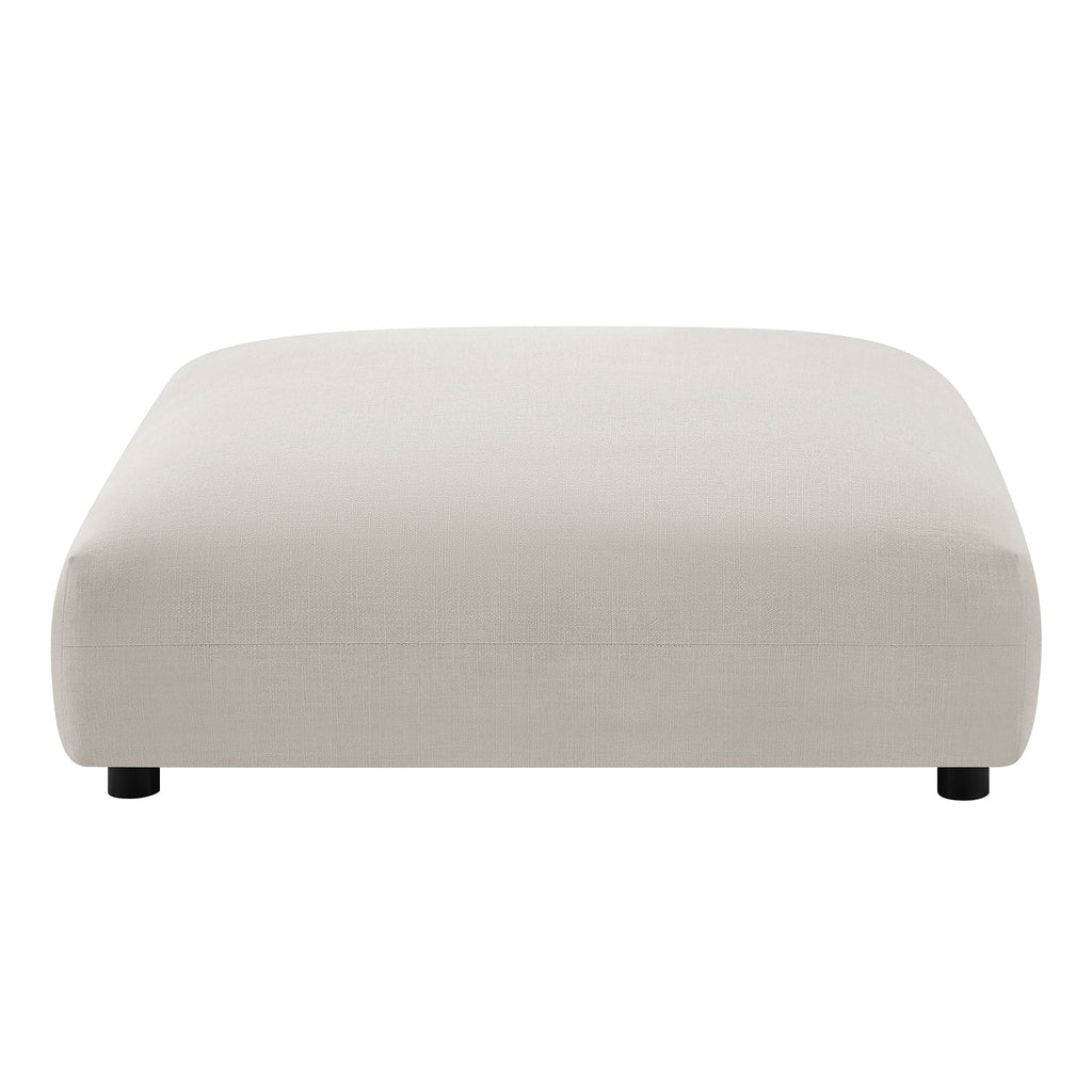 Solace Modular Upholstered Fabric Armless Loveseat and Ottoman Set by Modway