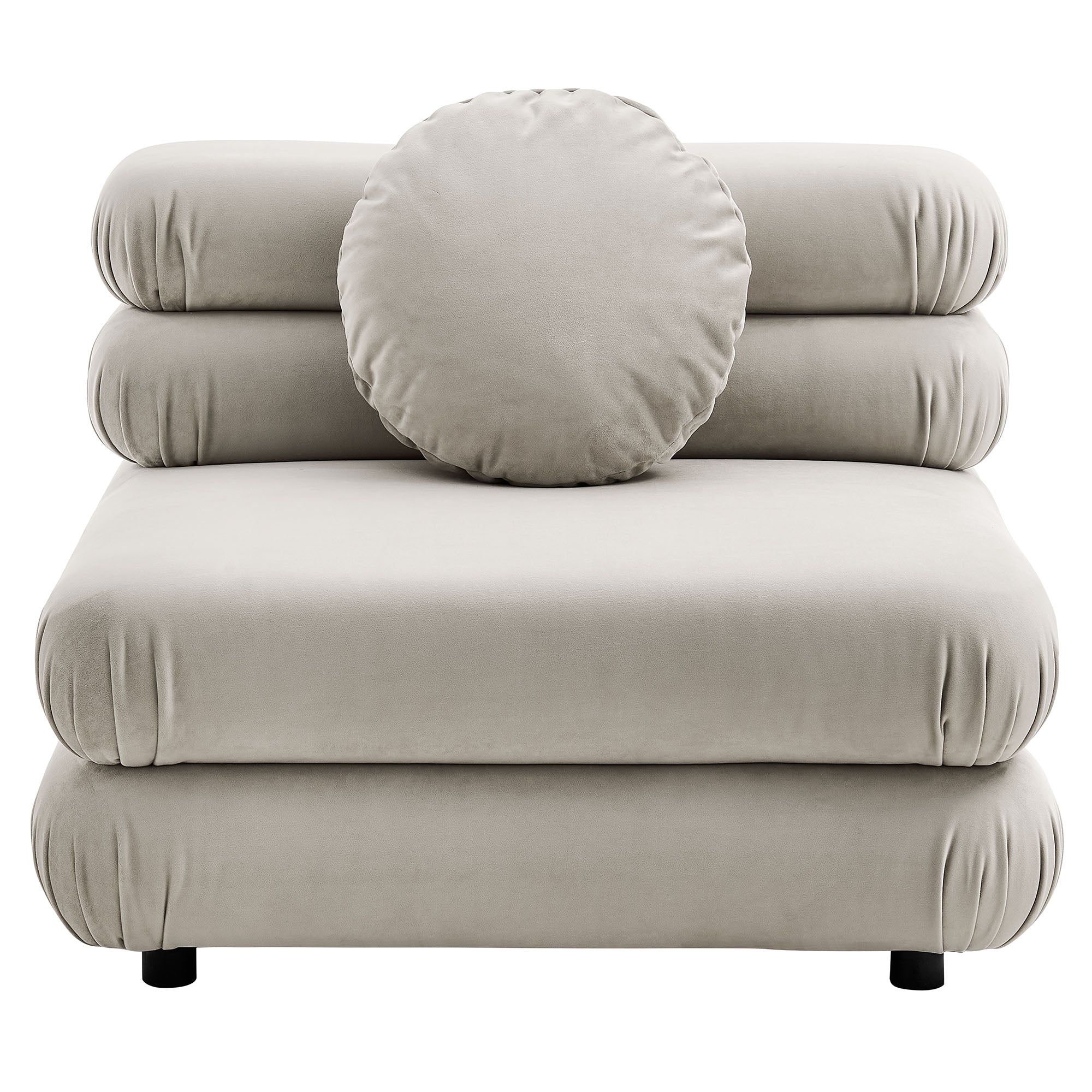 Jubilee Modular Performance Velvet Armless Chair by Modway