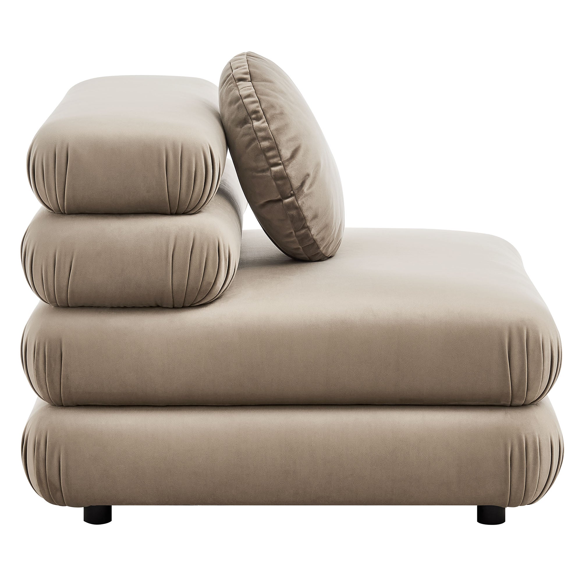 Jubilee Modular Performance Velvet Armless Chair by Modway