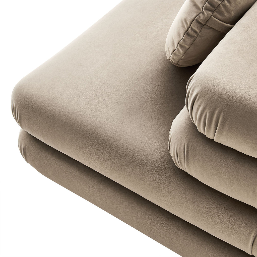 Jubilee Modular Performance Velvet Armless Chair by Modway
