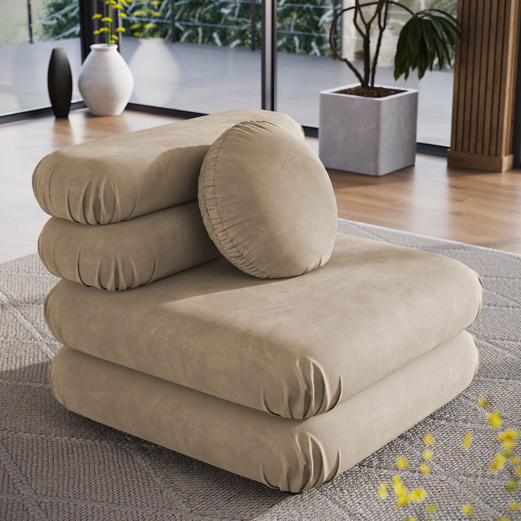 Jubilee Modular Performance Velvet Armless Chair by Modway