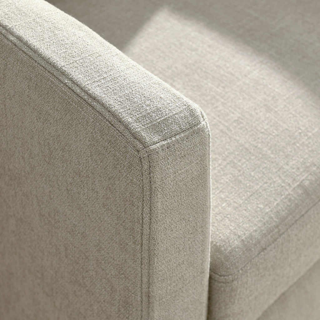 Serene Linen Slipcovered Swivel Armchair by Modway