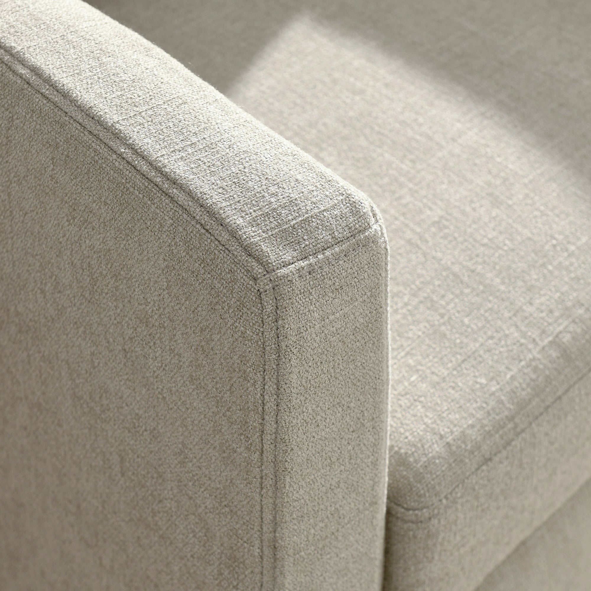 Serene Linen Slipcovered Swivel Armchair by Modway