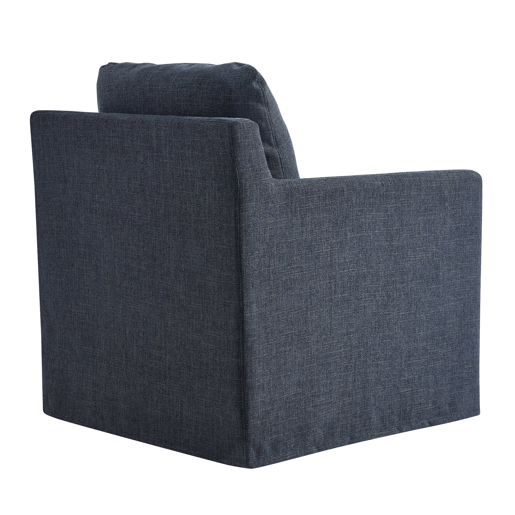 Serene Linen Slipcovered Swivel Armchair by Modway