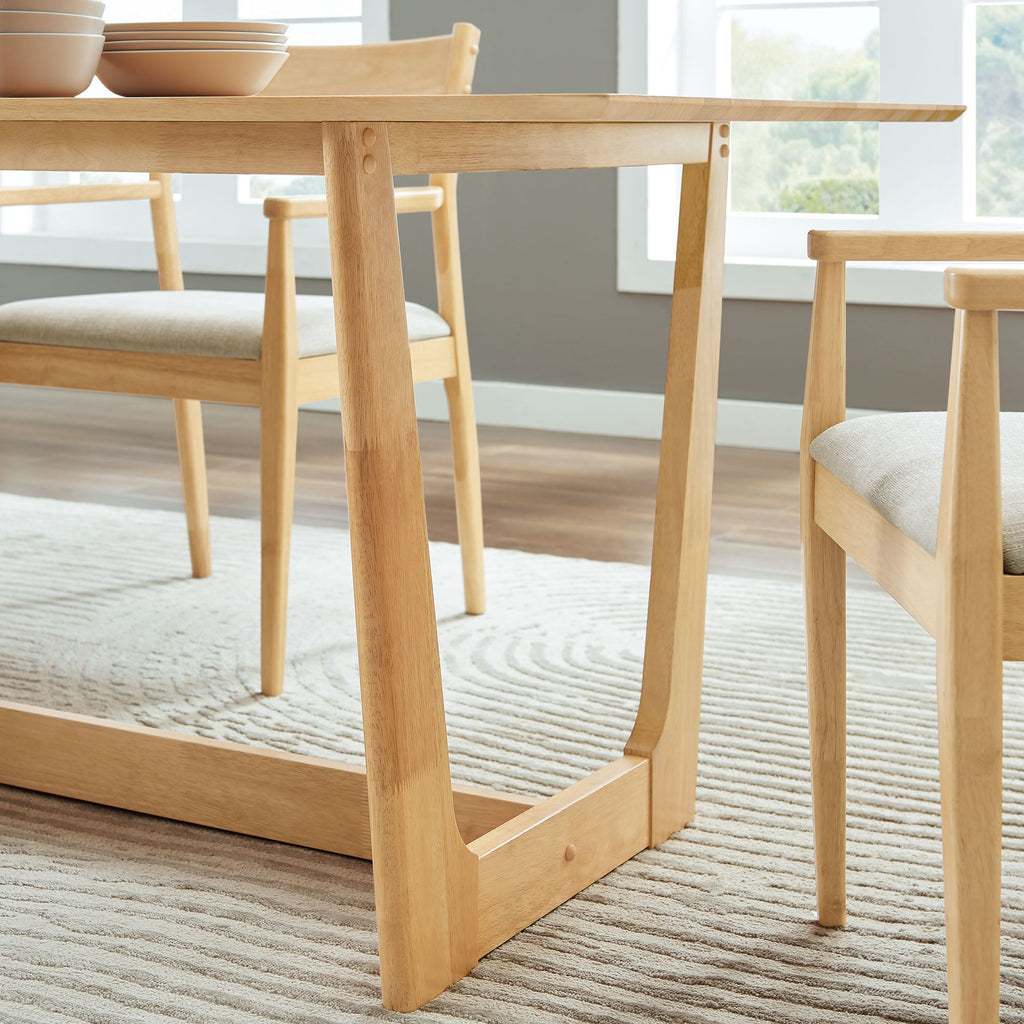 Solara 71" Rectangle Wood Dining Table by Modway