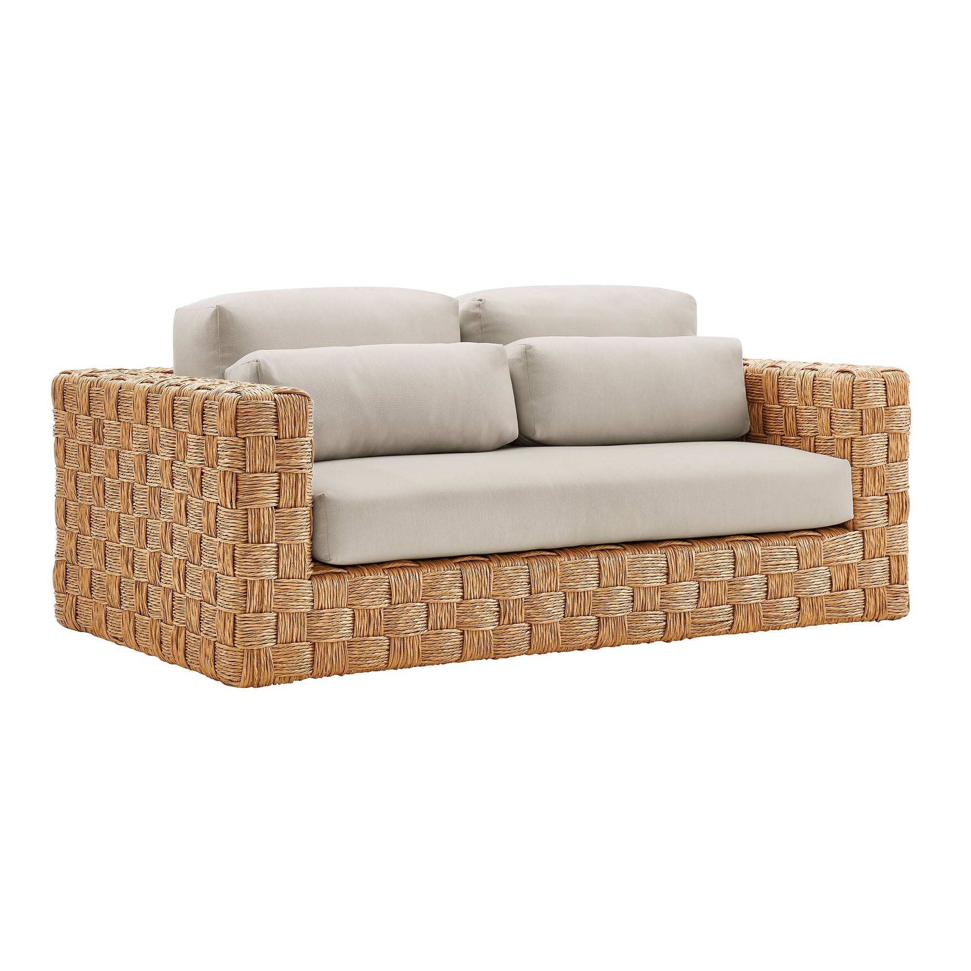 Thames 4-Piece Outdoor Patio Wicker Outdoor Patio Rattan Furniture Set by Modway
