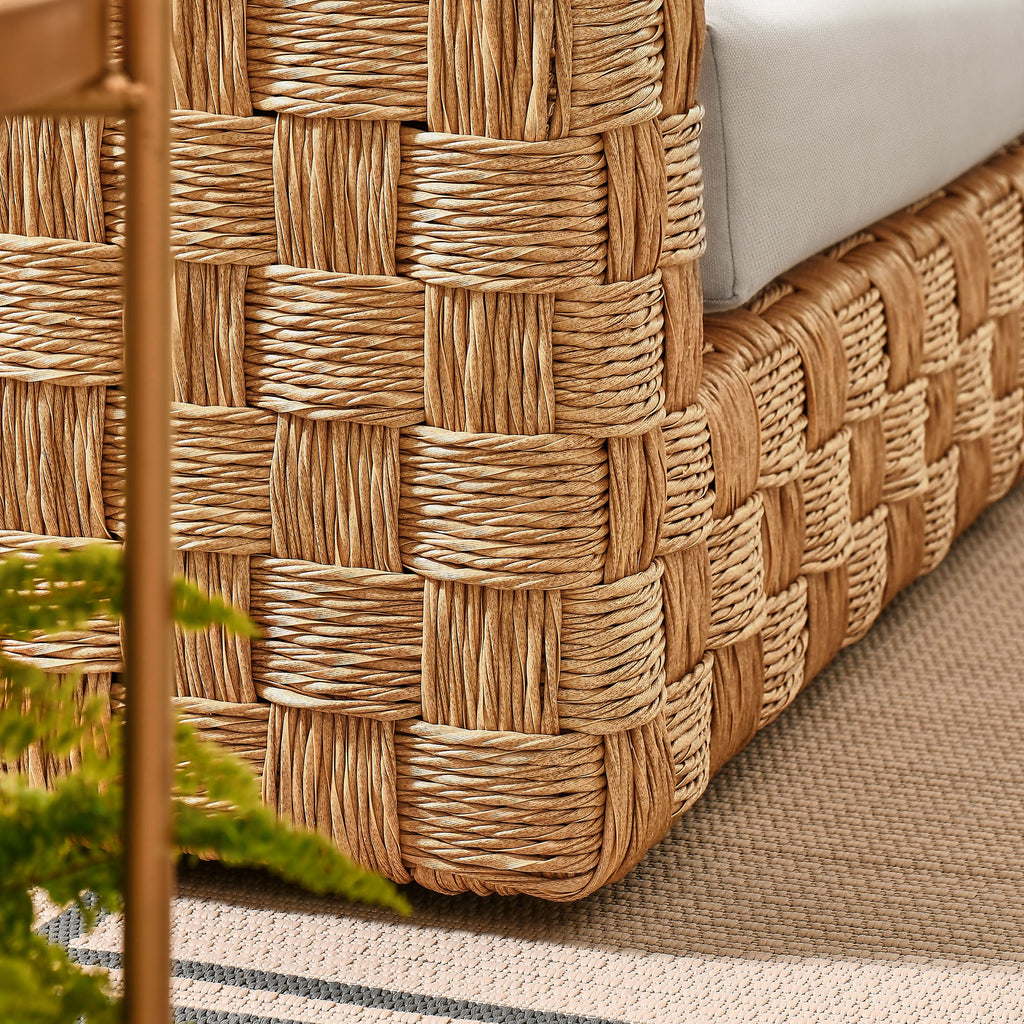 Thames Outdoor Patio Wicker Outdoor Patio Rattan Loveseat by Modway