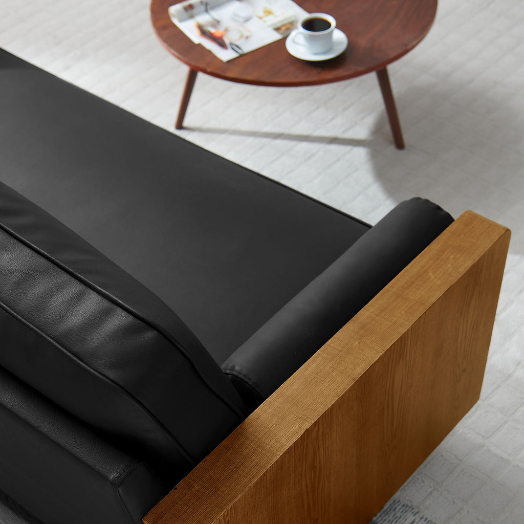 Kellan Vegan Leather Sofa by Modway
