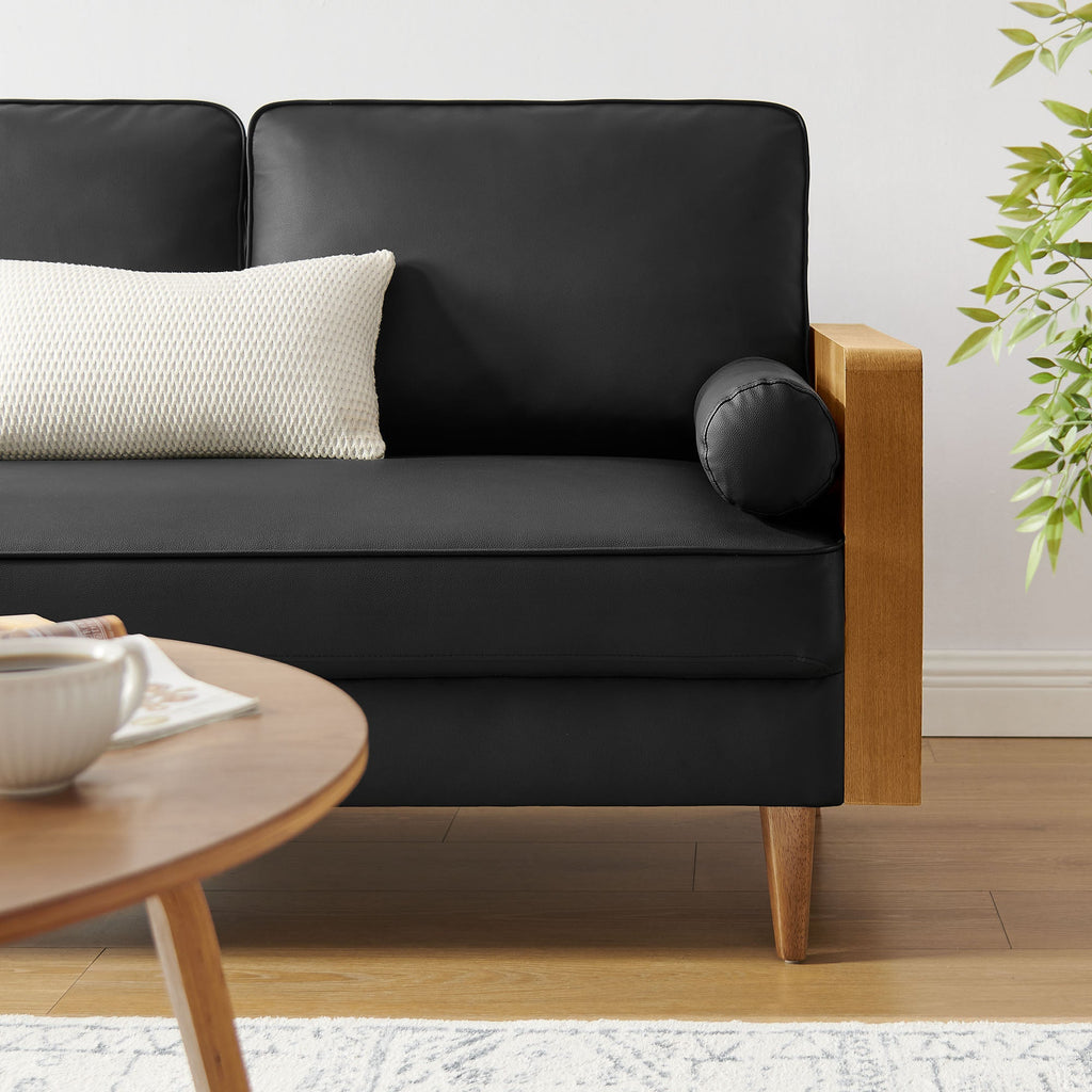 Kellan Vegan Leather Loveseat by Modway
