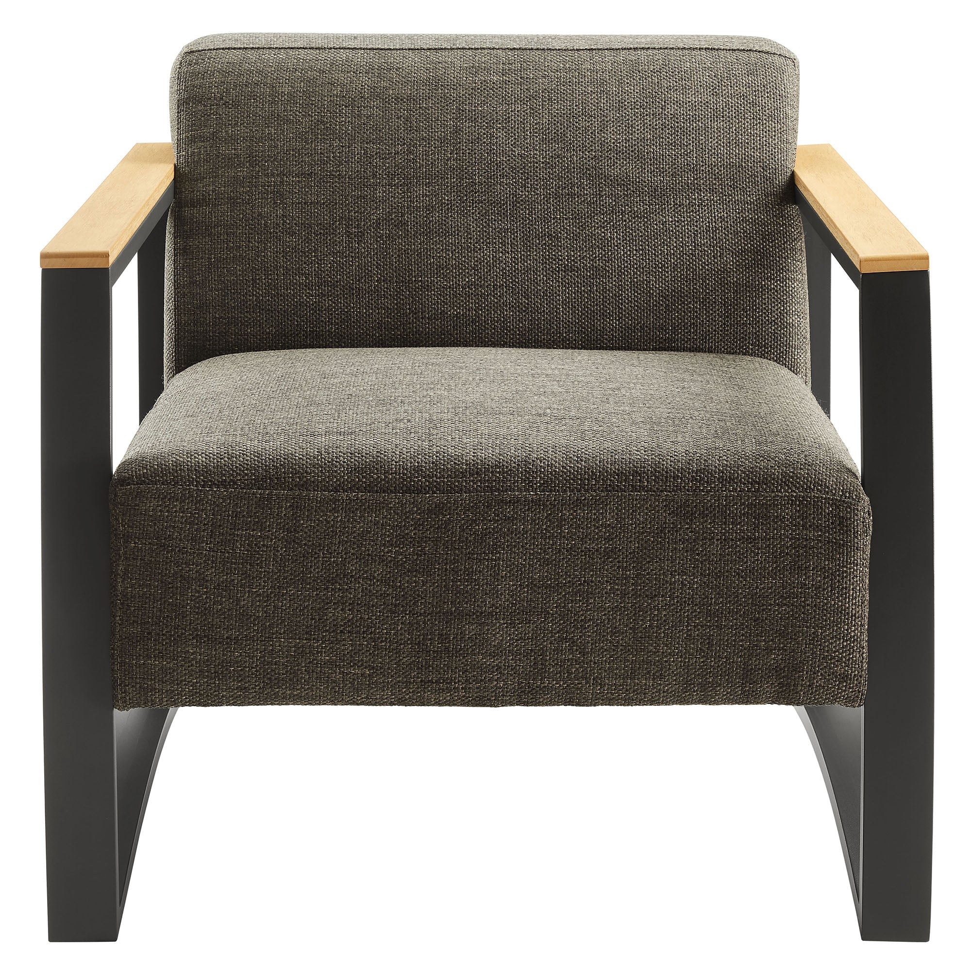Sauve Outdoor Patio Aluminum and Fabric Armchair by Modway