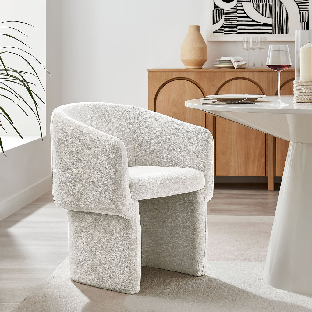 Verity Chenille Dining Armchair by Modway