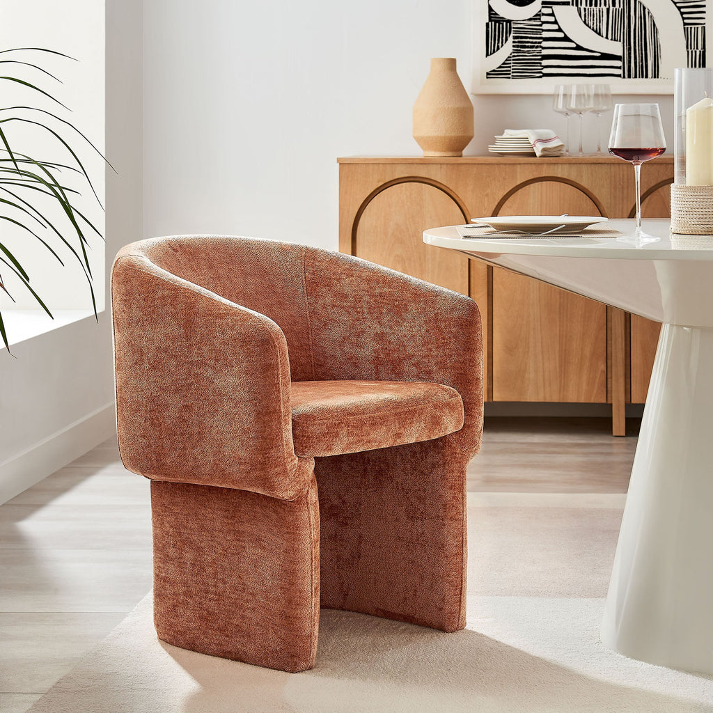 Verity Chenille Dining Armchair by Modway
