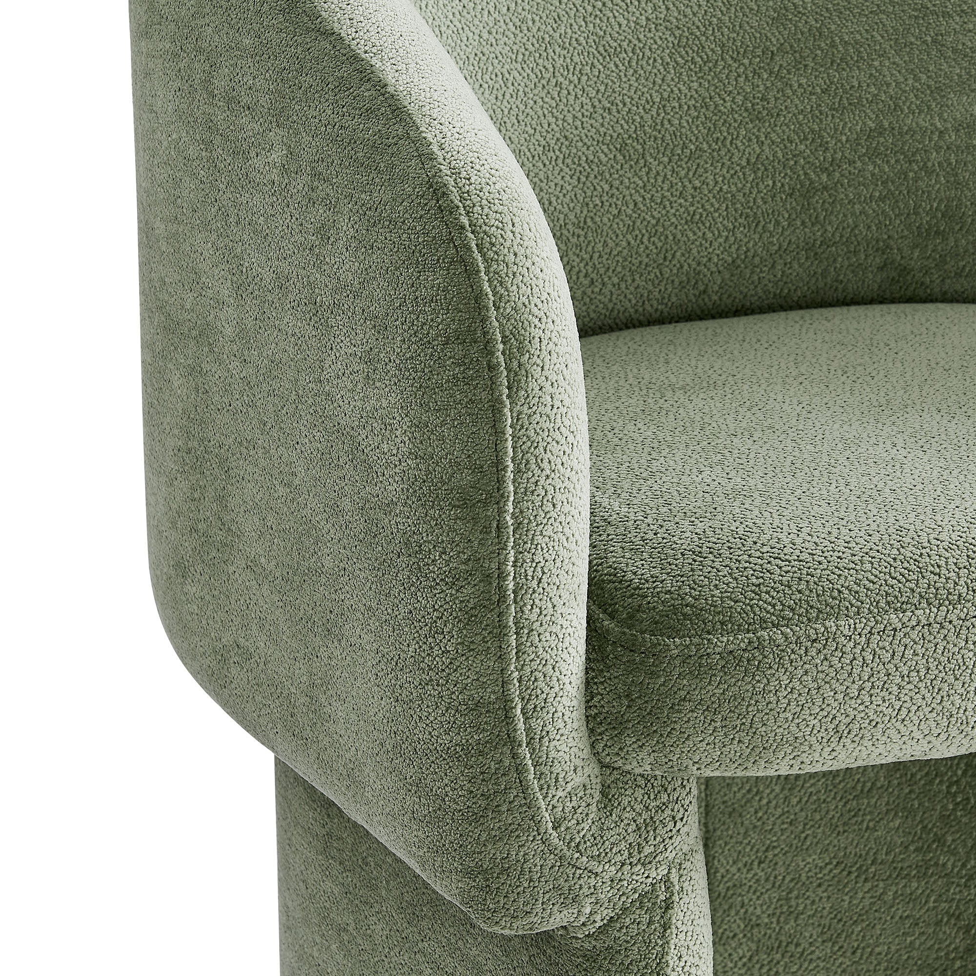 Verity Chenille Dining Armchair by Modway