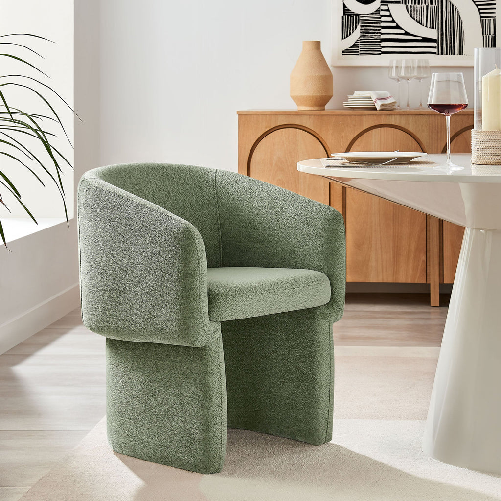 Verity Chenille Dining Armchair by Modway