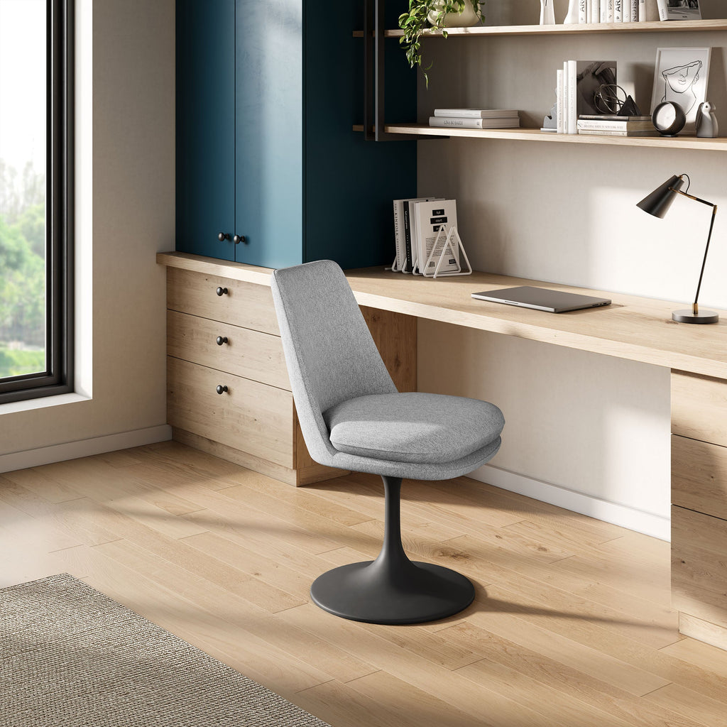 Lippa Upholstered Swivel Dining Chair by Modway
