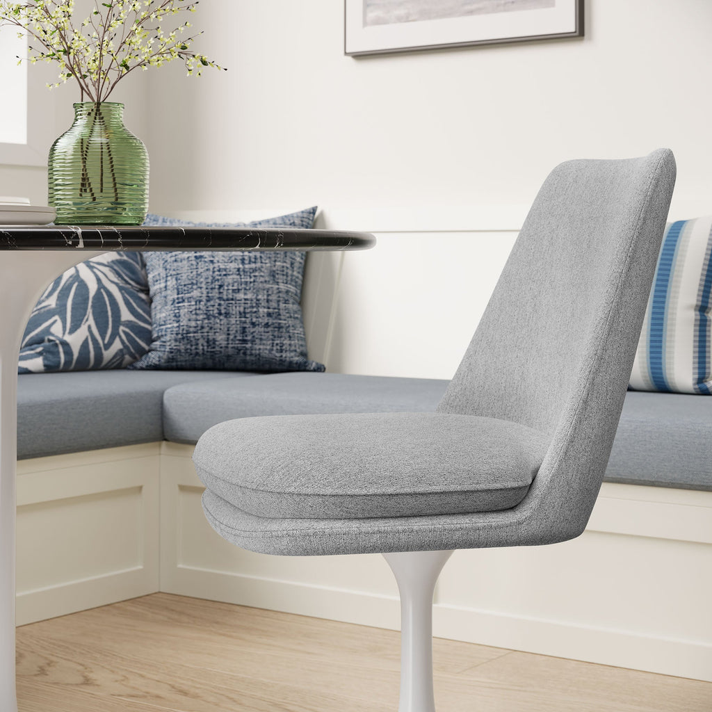 Lippa Upholstered Swivel Dining Chair by Modway