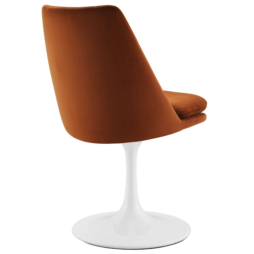 Lippa Performance Velvet Swivel Dining Chair by Modway