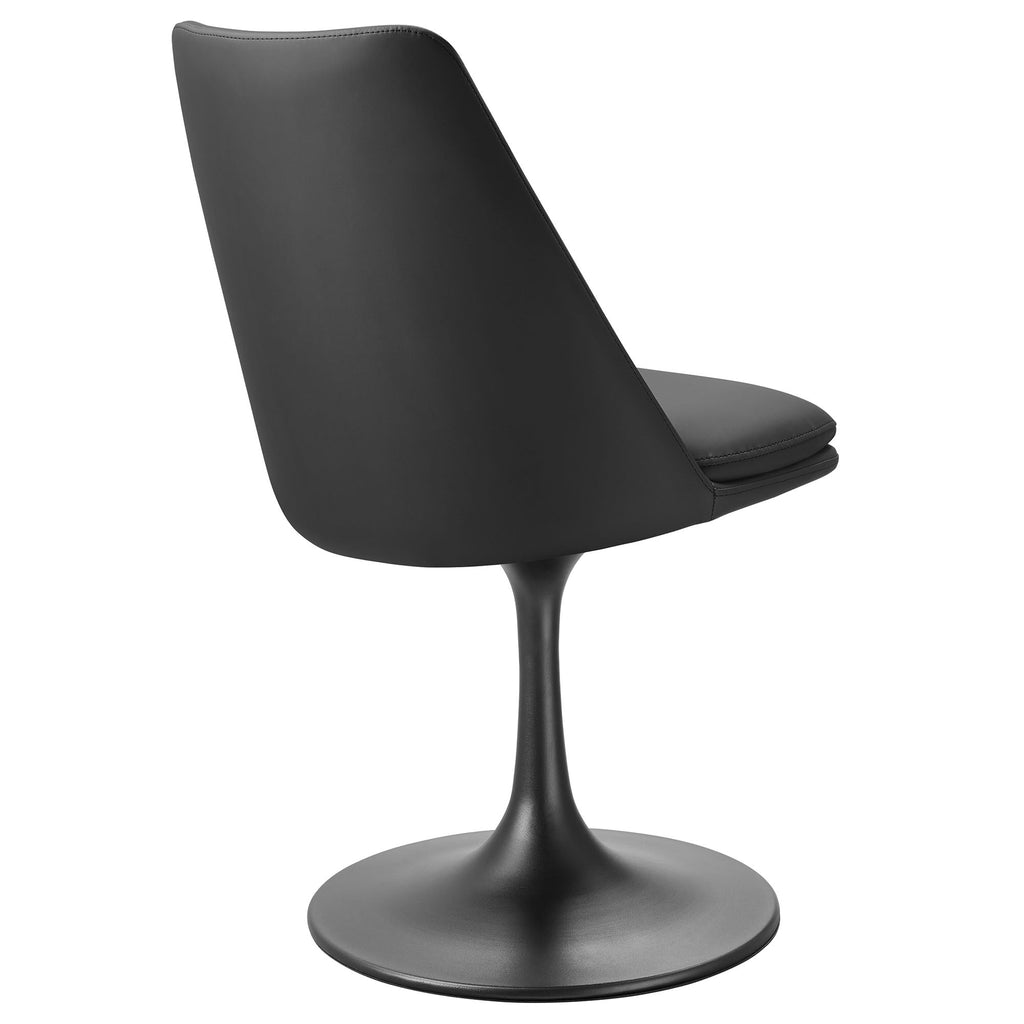 Lippa Vegan Leather Swivel Dining Chair by Modway