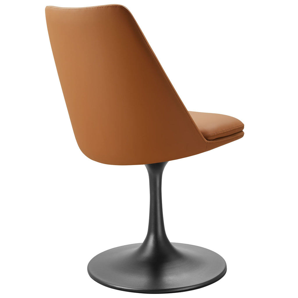 Lippa Vegan Leather Swivel Dining Chair by Modway
