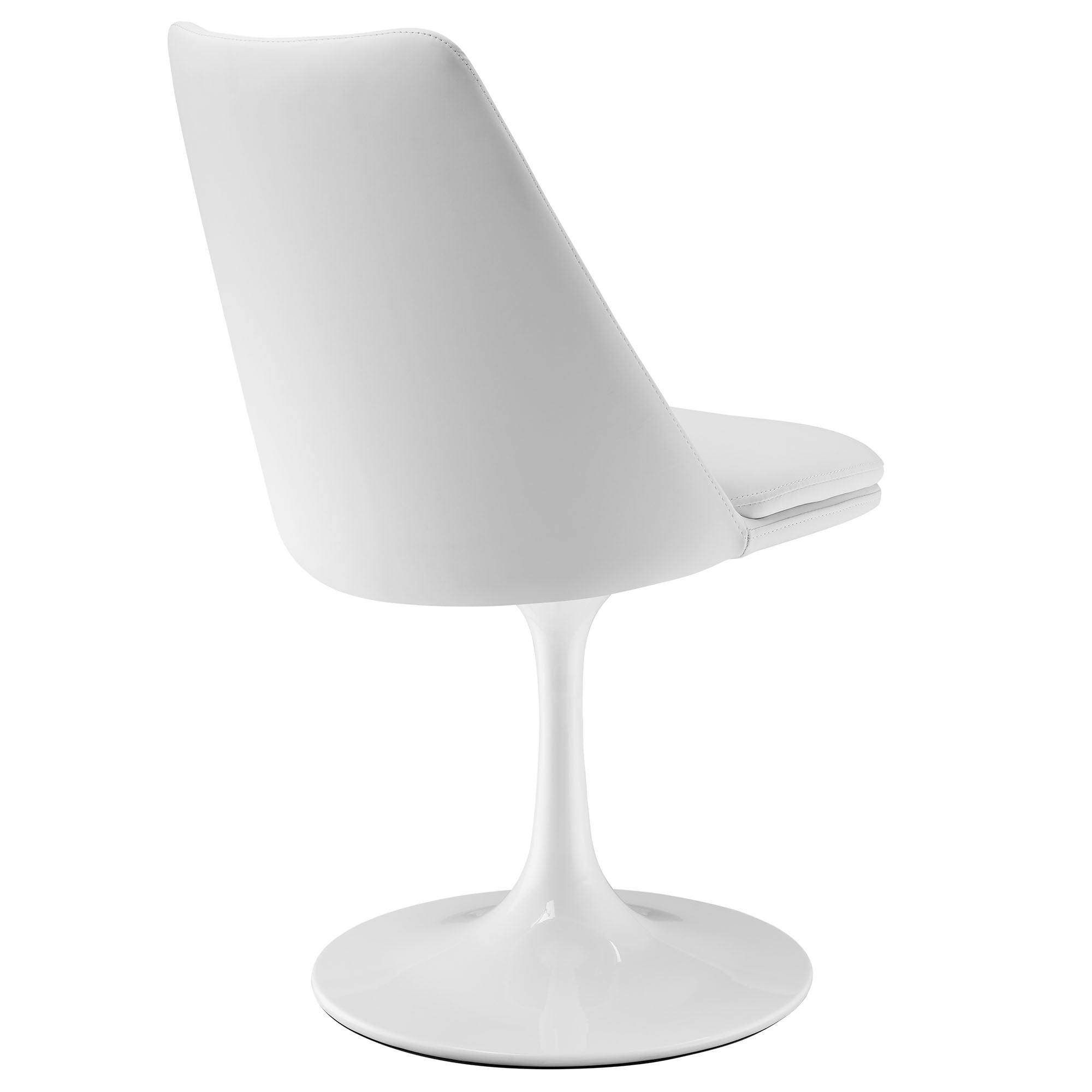 Lippa Vegan Leather Swivel Dining Chair by Modway