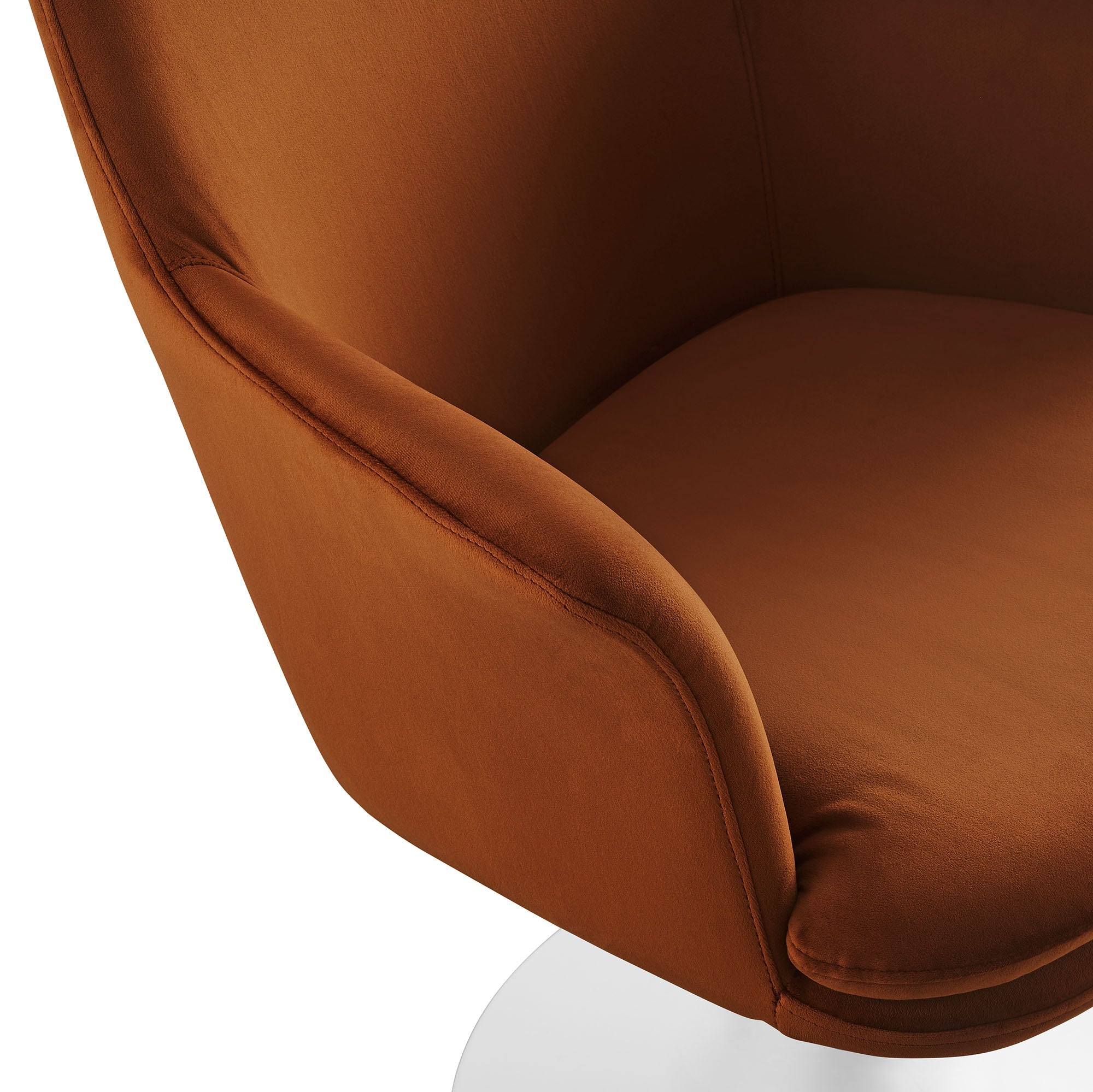 Lippa Performance Velvet Swivel Dining Armchair by Modway