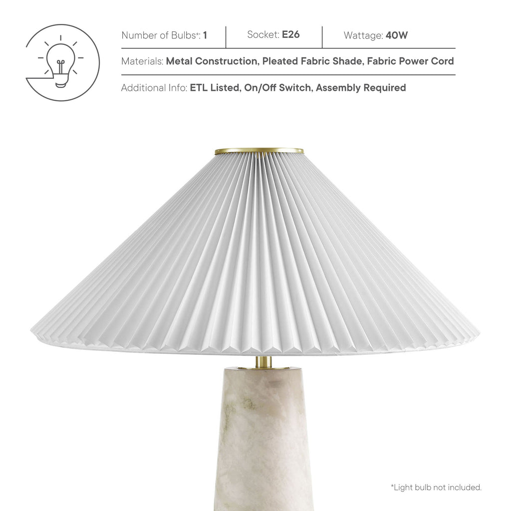Nera Marble Table Lamp by Modway