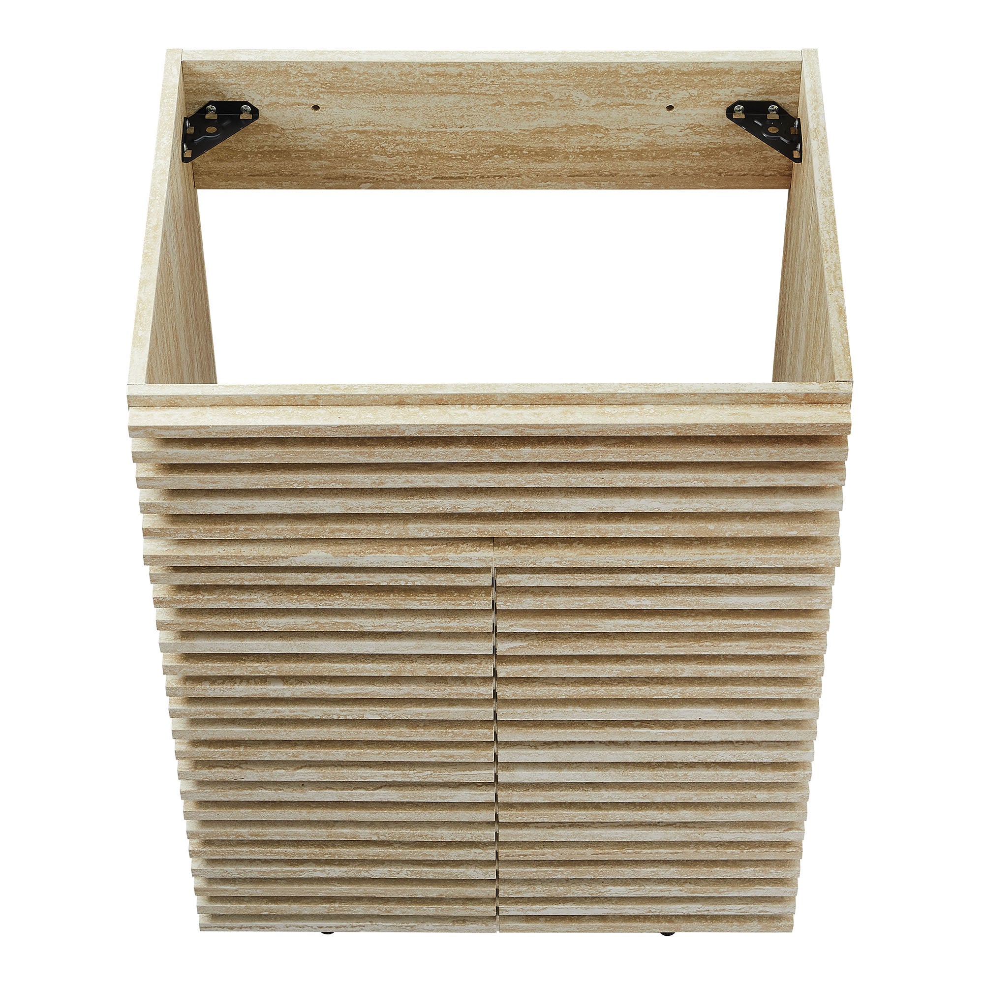 Render 24" Faux Travertine Bathroom Vanity Cabinet (Sink Not Included) by Modway