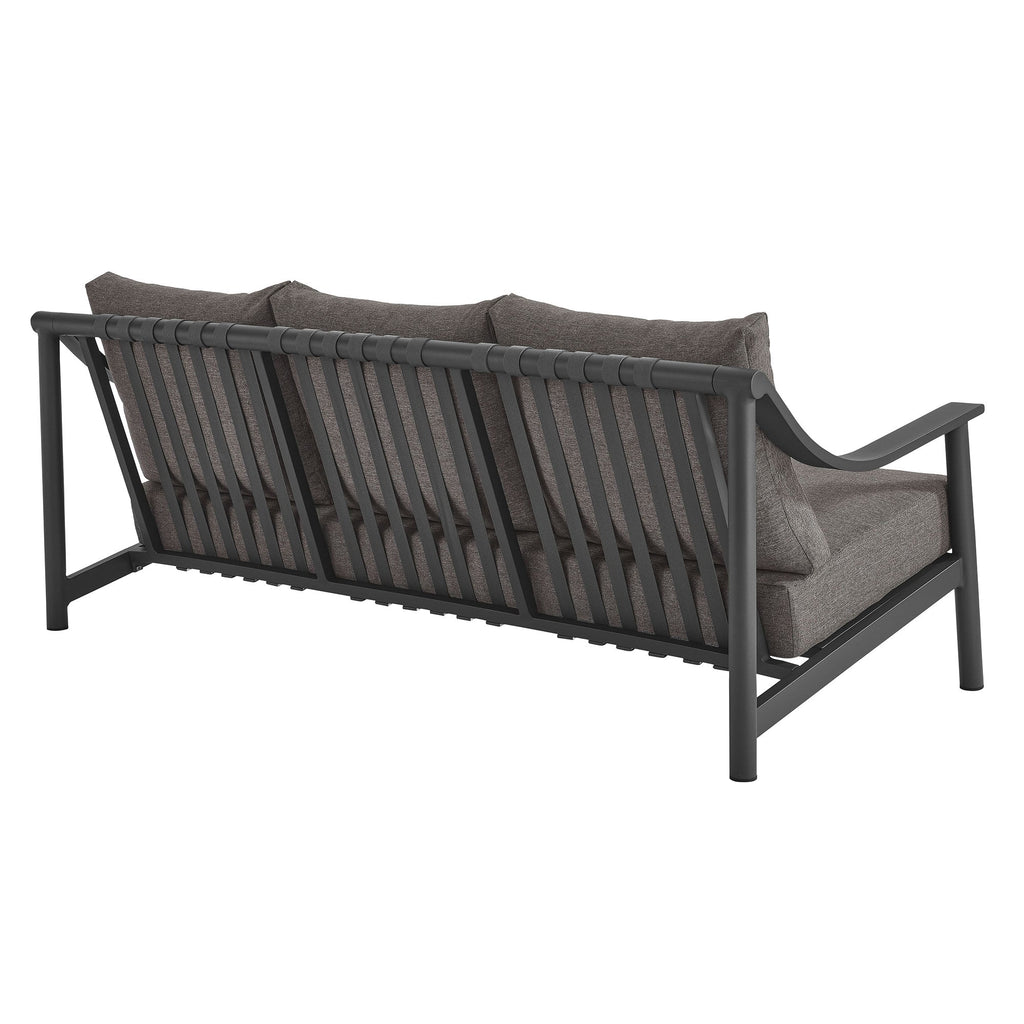 Terrace Outdoor Patio Aluminum Sofa by Modway