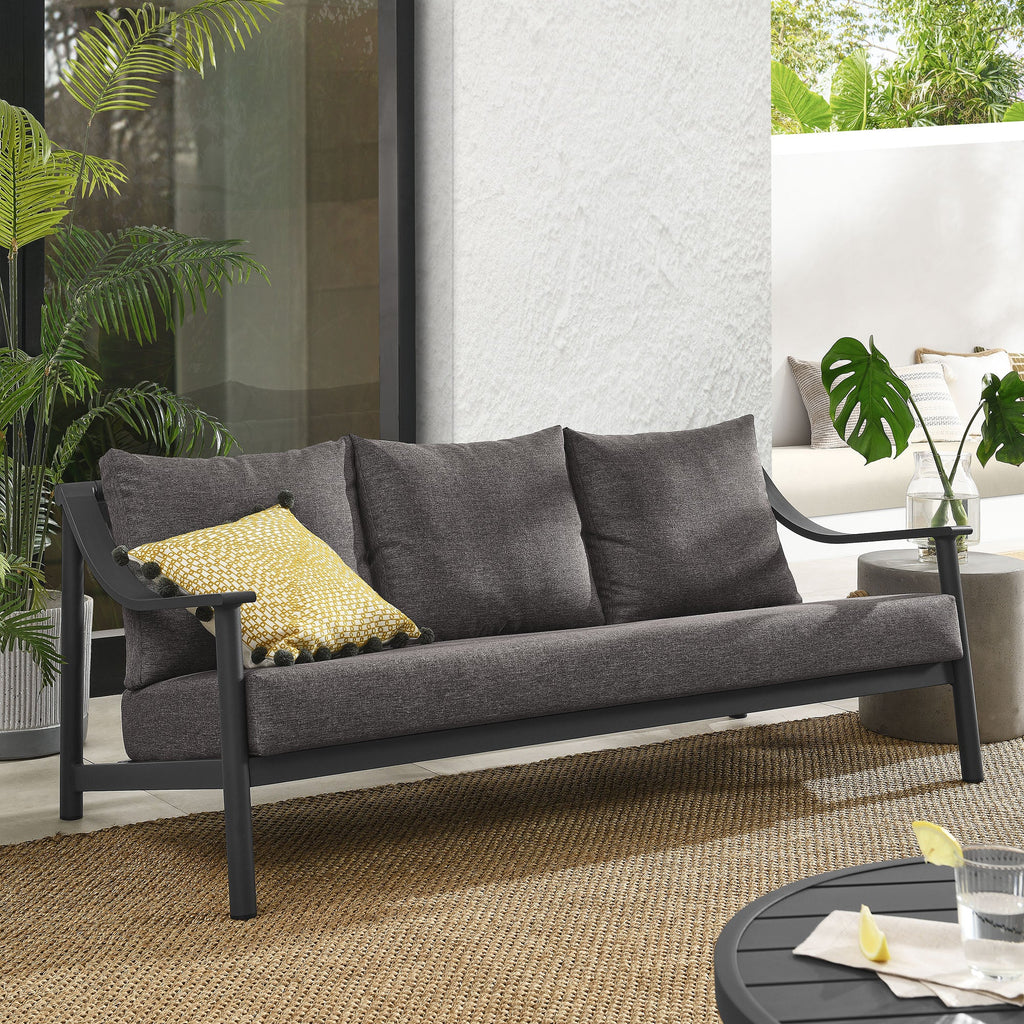Terrace Outdoor Patio Aluminum Sofa by Modway