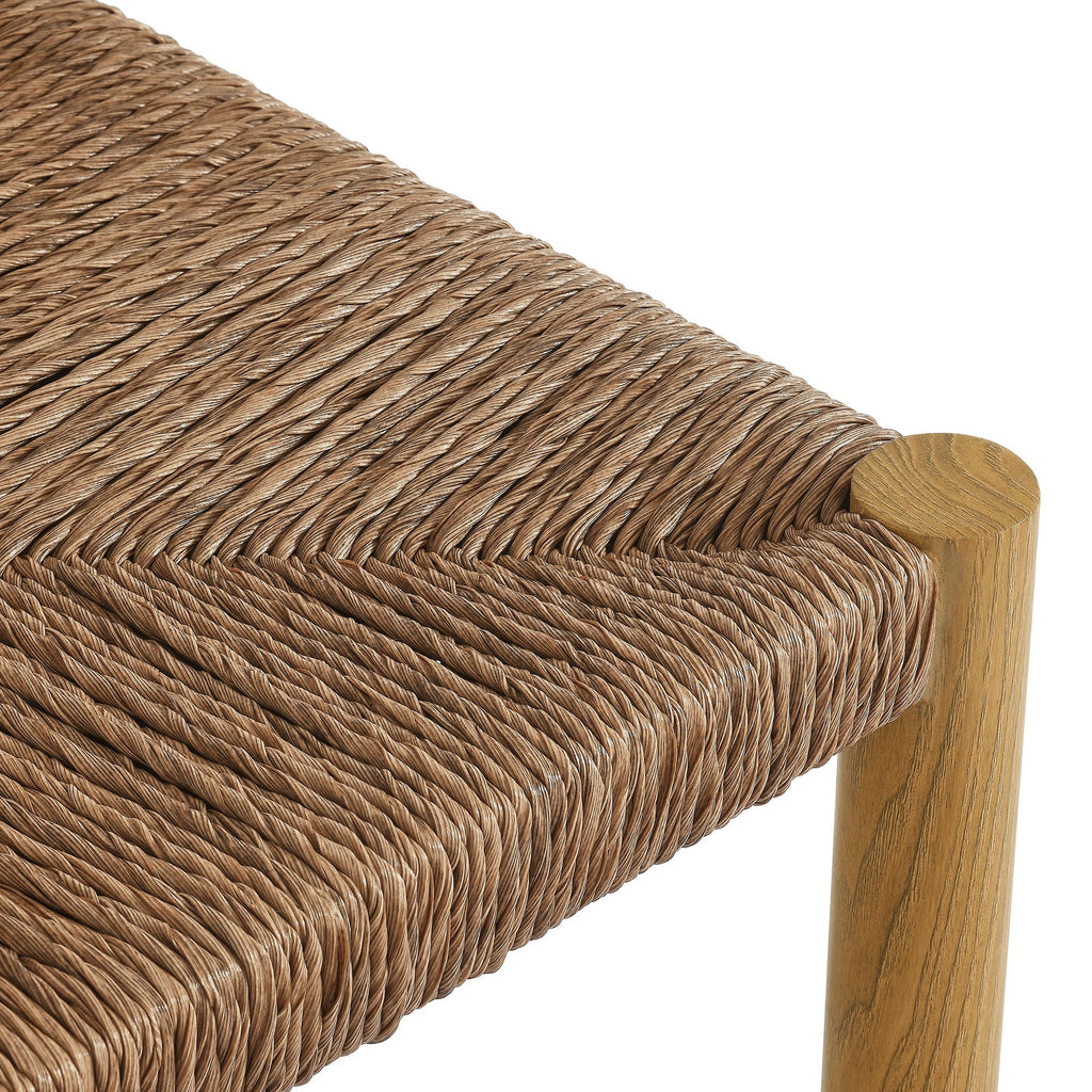 Parkland Outdoor Patio Rattan and Aluminum Counter Stools Set of 2 by Modway
