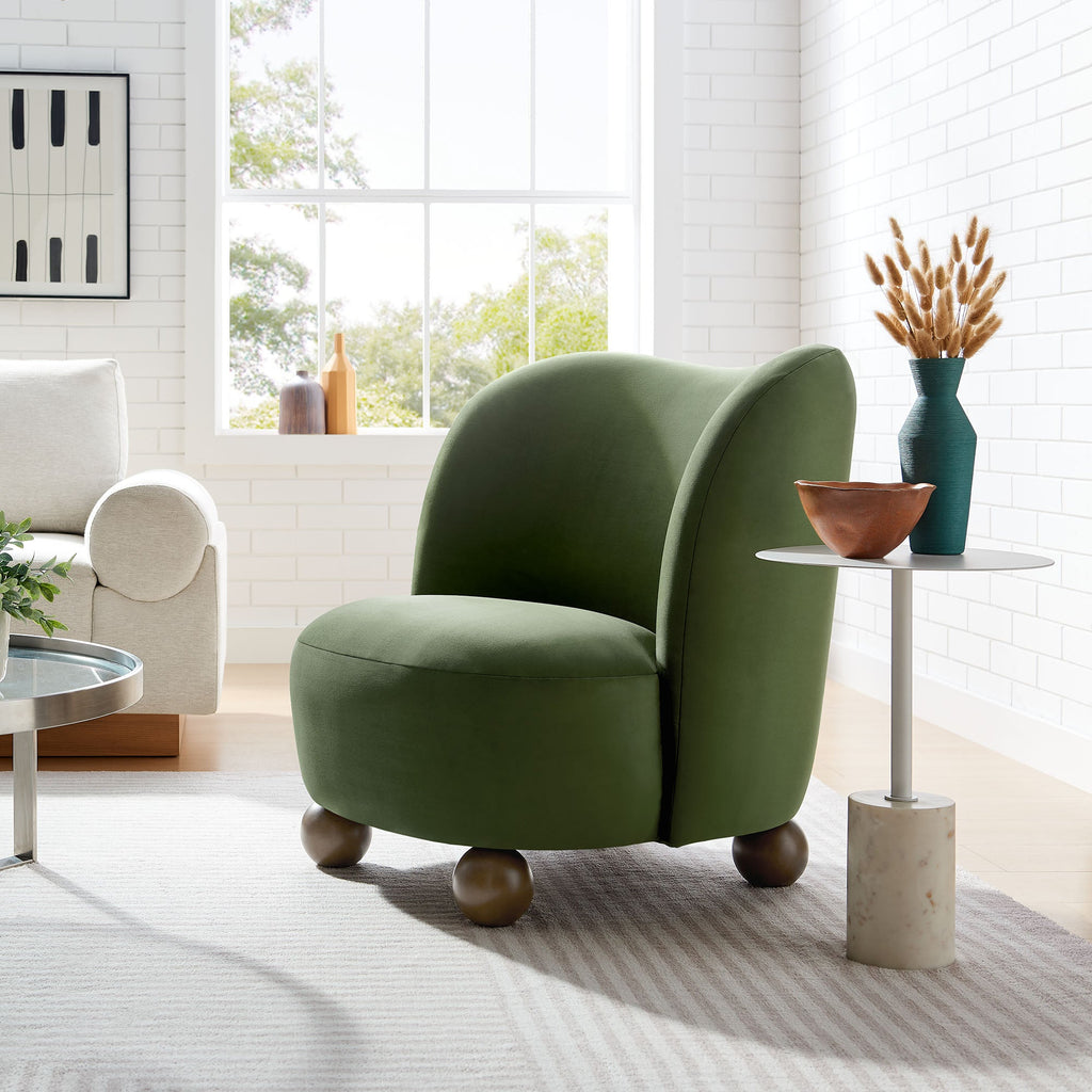 Monroe Performance Velvet Accent Chair by Modway