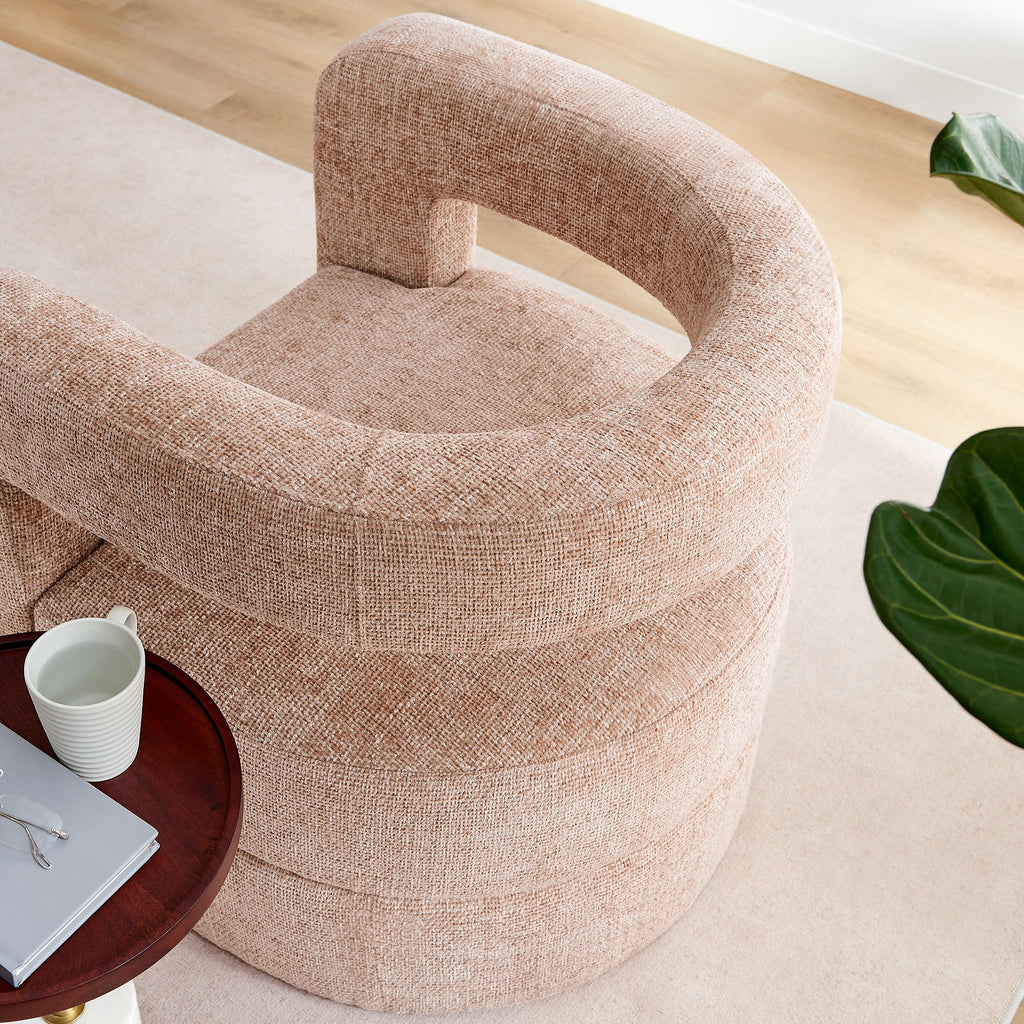 Jaylin Upholstered Chenille Accent Chair by Modway