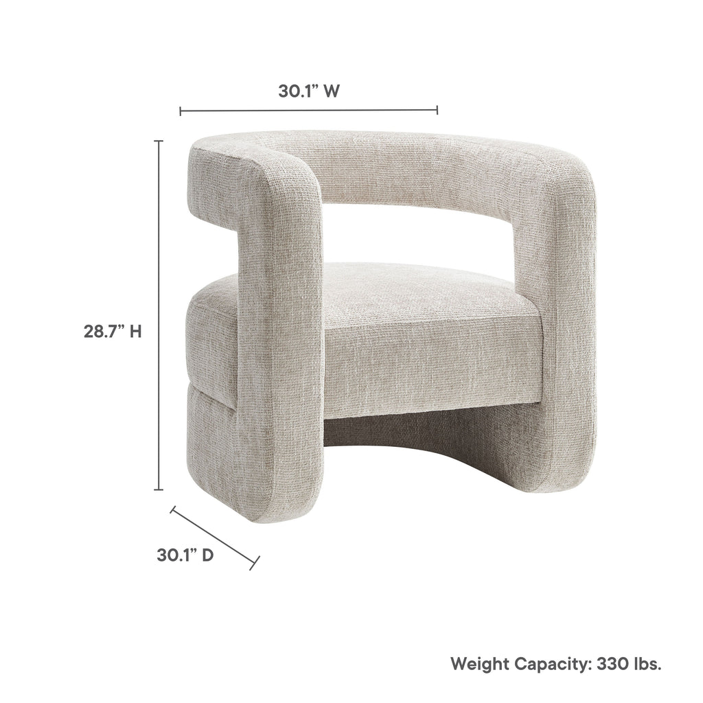 Jaylin Upholstered Chenille Accent Chair by Modway
