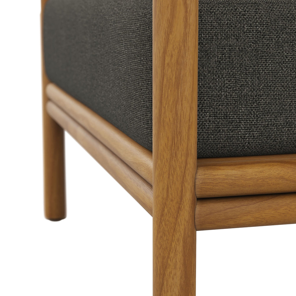 Wren Outdoor Patio Teak Wood Armchair Set of 2 by Modway