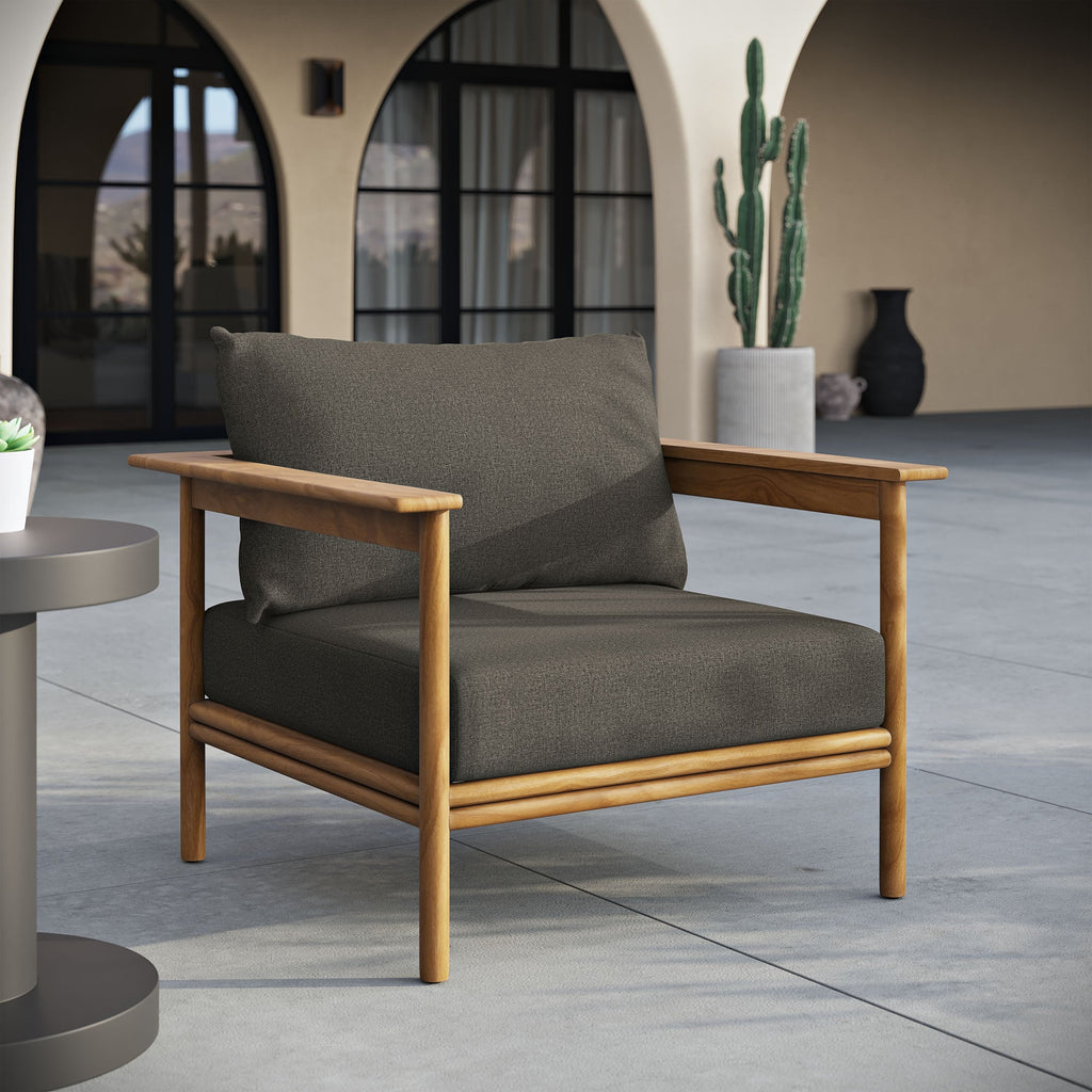 Wren Outdoor Patio Teak Wood Armchair by Modway