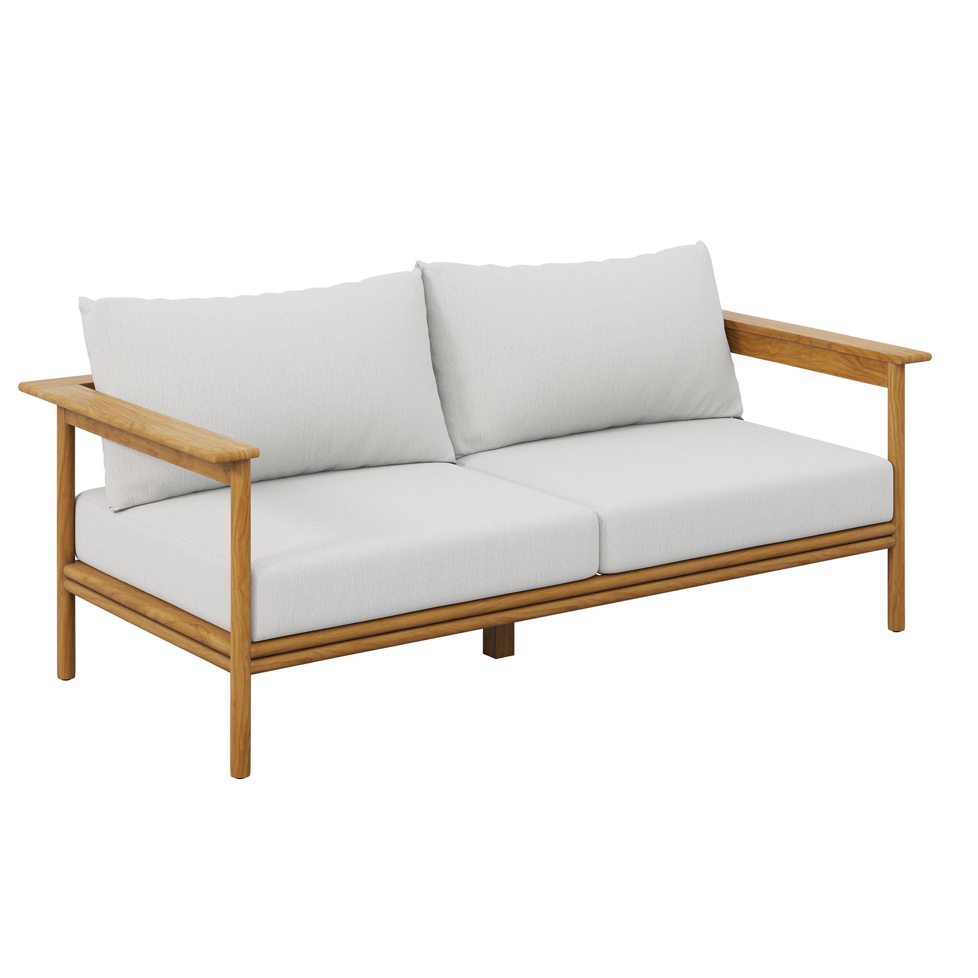Wren 6-Piece Outdoor Patio Teak Wood Furniture Set by Modway