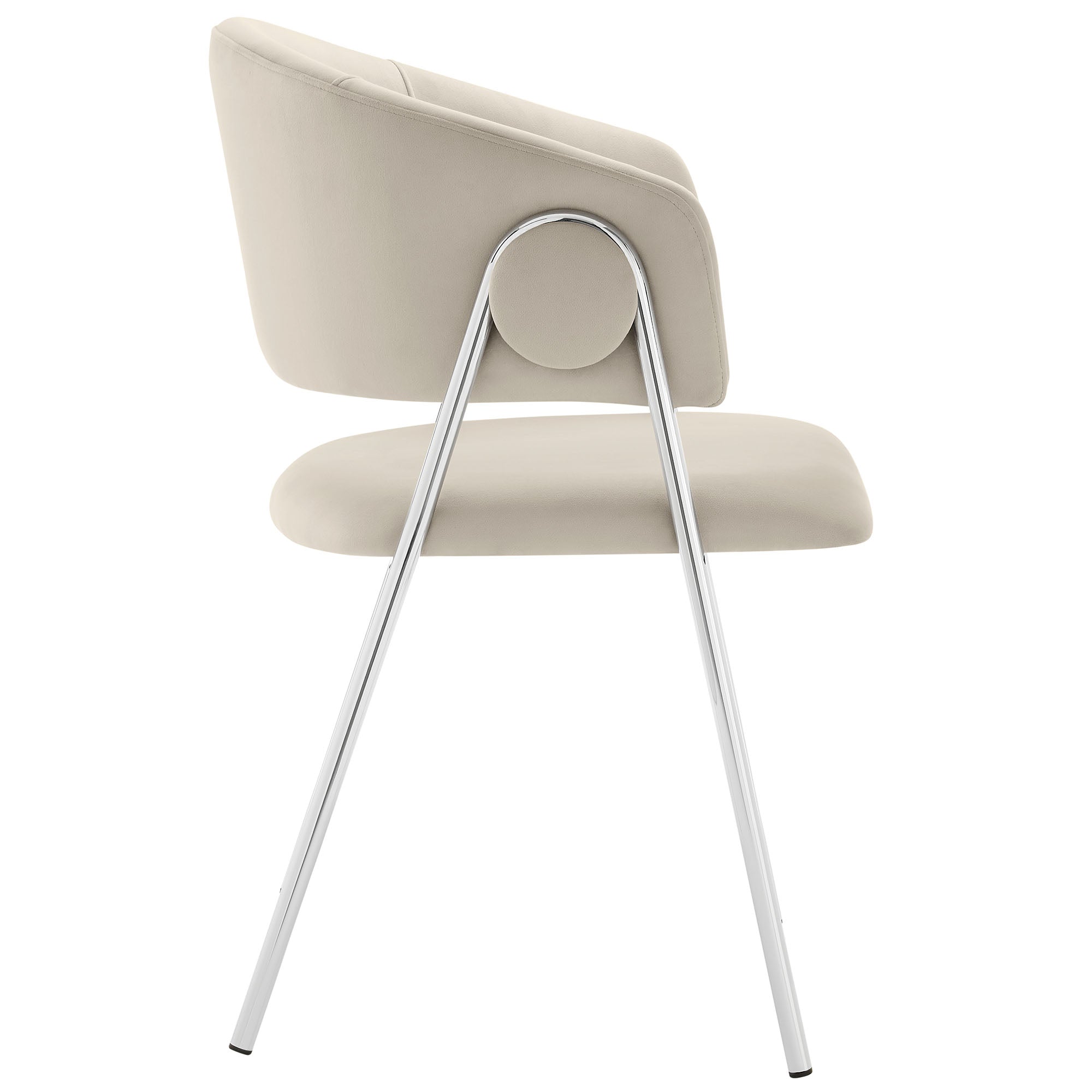 Nella Upholstered Performance Velvet Dining Chair Set of 2 by Modway