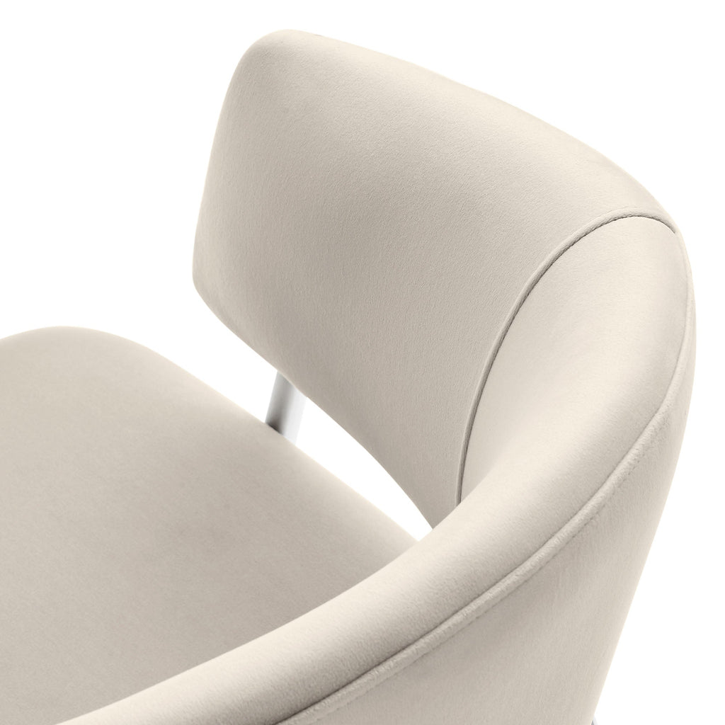 Nella Upholstered Performance Velvet Dining Chair Set of 2 by Modway
