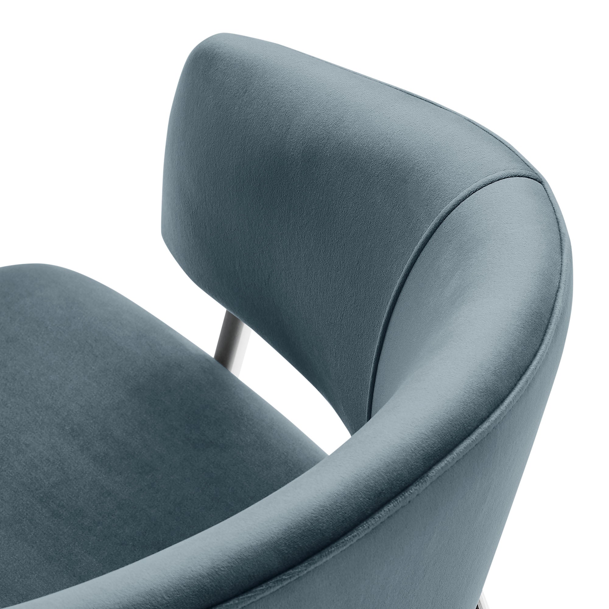 Nella Upholstered Performance Velvet Dining Chair Set of 2 by Modway