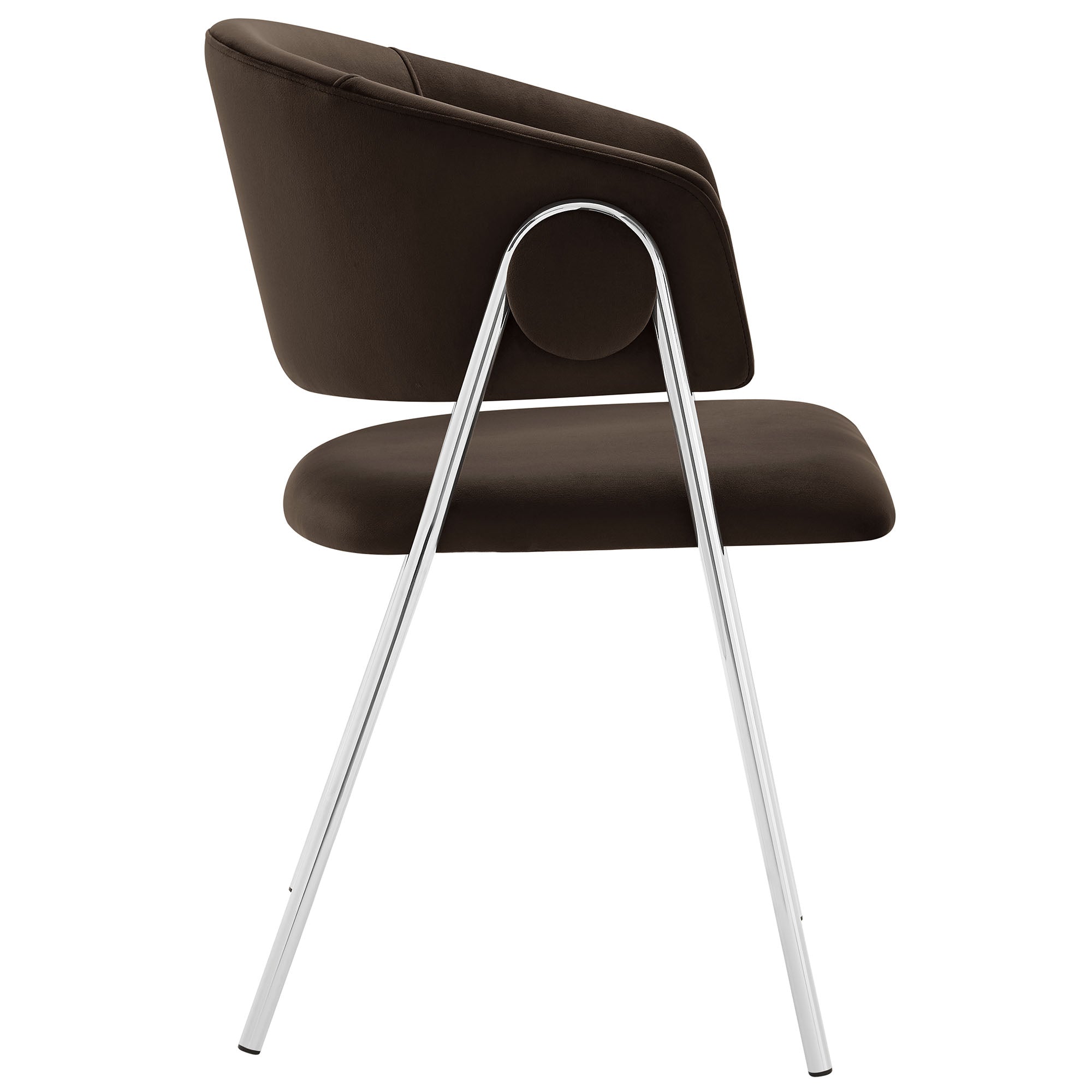 Nella Upholstered Performance Velvet Dining Chair Set of 2 by Modway